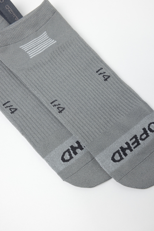 OPEND Socks 1/4 2.0 Community Grey- Sport Socken - 05